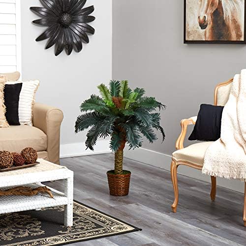 Nearly Natural 3ft. Sago Palm Artificial Tree - Image 4