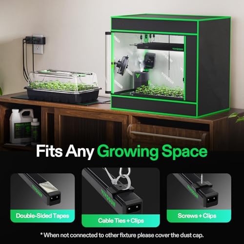 VIVOSUN T5 Grow Lights for Indoor Plants, 5000K Full Spectrum, 1FT - Image 5