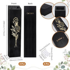 peacoblue Wood Wall Planter, 4 Pack Indoor Pocket Wall Vases Decor for Boho Farmhouse Living Room Bedroom Dried Flowers Faux Greenery Plants Black - Image 2