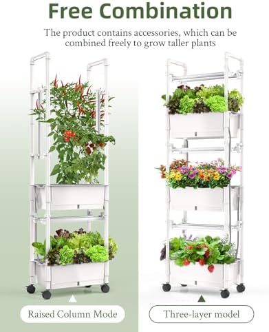 Hydroponics Growing System,AOONEG 42Pods Indoor Herb Garden with LED Grow Light,Hydroponics Growing System Kit with Automatic Timer,Pump System,Adjustable Height,No Seed - Image 4