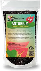 Gardenera Anthurium Potting Soil - Support The Resilience and Growth of Your Plants - 5 QUARTS by Gardenera