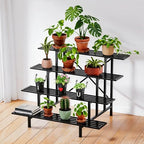 Zhongma 4 Tier Sturdy Heavy Duty Metal Plant Stand indoor & outdoor - Image 7