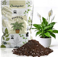 Premium Peace Lily Potting Soil 10qt– All Natural, Well-Draining & Breathable Soil for Peace Lily & Indoor Plants by Omitgoter