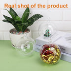 40 Pcs 4 Inch Hanging Acrylic Globes Orbs, Clear Ornaments Balls, Tealight Candle Holder for Wedding, Christmas, Party, Centerpiece Accessory and Home Decor by KUKLIPJIM. - Image 4