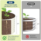 Garvee 2 Pack 8x4x2ft Galvanized Raised Garden Bed, Oval Metal Planter Box - Image 6