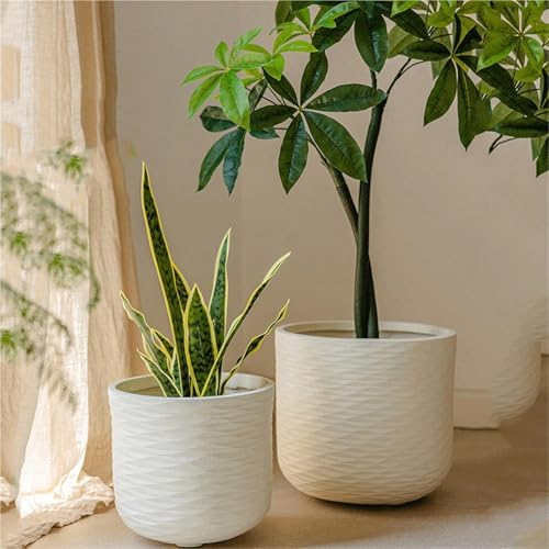 Planter Large Terracotta Plant Pot for Living Room Floor Plants: A Luxurious, High-End Ceramic Garden(Large) - Image 4