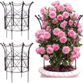 BreezeHug 2 Set Garden Obelisk Trellis Peony Cages and Supports, Crown by Unknown