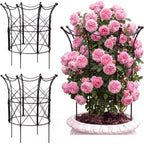 BreezeHug 2 Set Garden Obelisk Trellis Peony Cages and Supports, Crown by Unknown