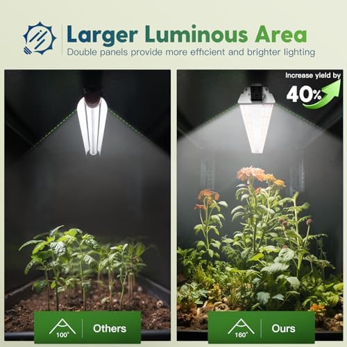 FREELICHT 1Pack 4FT Grow Light for Indoor Plants, Timer, 60W Full Spectrum - Image 5