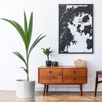 Fox & Fern Large Planter for Indoor or Outdoor, Matte White, 12 Inch - Image 7
