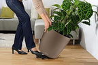 Lechuza Classico Color 43 Sand Brown, Self-Watering Round Planter, D16.5 H15.7 in - Image 7