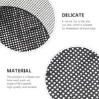 COLLBATH 50pcs Round Plant Pot Mesh Hole Screens, Fiberglass Grid Pads - Image 3