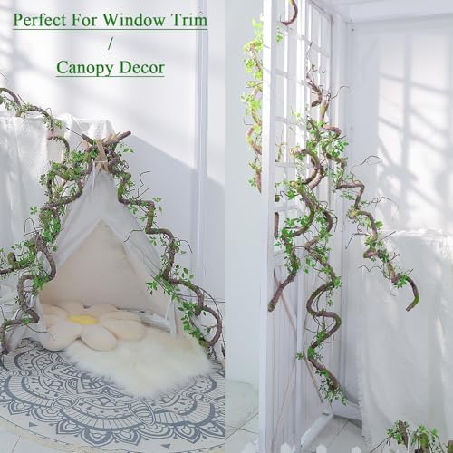 71" Bendable Tree Branch Halloween Jungle Vine Hanging Moss Garland Reptile - Image 5