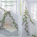 71" Bendable Tree Branch Halloween Jungle Vine Hanging Moss Garland Reptile - Image 5