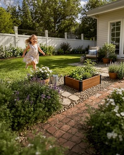 DaisyVibe Aluminum Raised Garden Bed Corner Brackets 11.8",4Pack+4Endcaps - Image 7