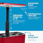 AeroGarden Harvest Lite, Cherry Red - Image 5