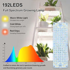5Pack Ultra-Thin Panel Grow Lights for Seed Starting Greenhouse - Image 5