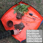 Repotting Mat Waterproof Foldable Planting Mat Garden Potting Pad for Plant Flower Pot Transplanting Farm Gardening Tools and Equipment(100x100cm) - Image 3