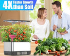 Hydroponics Growing System,Smart Indoor Herb Garden with Grow Light,8 Pods - Image 3