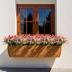 INXUGAO Artificial Fake Flowers Hanging Basket for Outdoor Decoration - Image 6