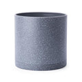 D'vine Dev Plastic Planter Pot with Saucer, 10 in, Speckled Grey, 74-X-G-2 by DvineDevPlanterPotsandStand