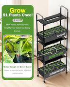 Growell 81 Pods Hydroponics Growing System Kit with Independent Water Pump - Image 5