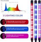 Solar Plant Grow Light with Battery Run Day/Night, 2 Heads 40 LED Clip On Full Spectrum Plant Light with 16.4FT Cable/USB Charging/Timer/Dimmable for Outdoor Indoor All Stage Plants - Image 3