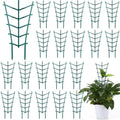 50 Pack Plant Trellis for Pots Garden Trellis for Potted Plants Flower Pots Support Stackable Plastic Mini Trellis for Climbing Plants Peas(Straight Line) by Sunnychicc