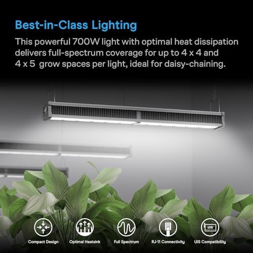 AC Infinity IONFRAME A7, 700W Full Spectrum LED Grow Light, 4x5 Coverage - Image 2