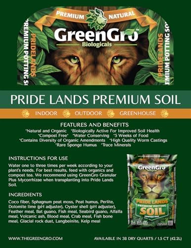 GreenGro Pride Lands Premium Potting Soil - 10QT - Image 2