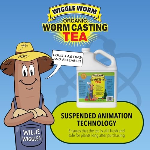 Wiggle Worm Pure Worm Castings Tea Liquid Fertilizer, 1 Gallon - Image 6
