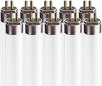 LUXRITE LR20775 F54T5/835/HO 54W 4 FT Fluorescent Tube Bulb, 3500K 10 Pack by LUXRITE