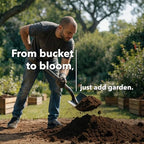 All Purpose Topsoil 24 lb Pail, Organic Potting Soil and Planting Mix, Root Boosting Garden Soil for Indoor Outdoor Houseplants, Flowers, Vegetables, Herbs, Shrubs, Raised Beds and Containers - Image 3