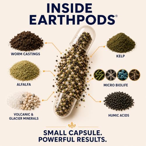 Earth Pods® Organic Herb & Vegetable Fertilizer Spikes, 100 Capsules - Image 3