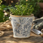 Dosayes Ceramic Pot for Plant,6.30 inch Vintage Flower Pot - Image 5