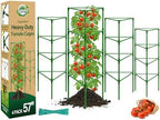 Halatool 4 Pack 57" Tall Tomato Cages for Garden, Heavy Duty Tomato Trellis by HALATOOL