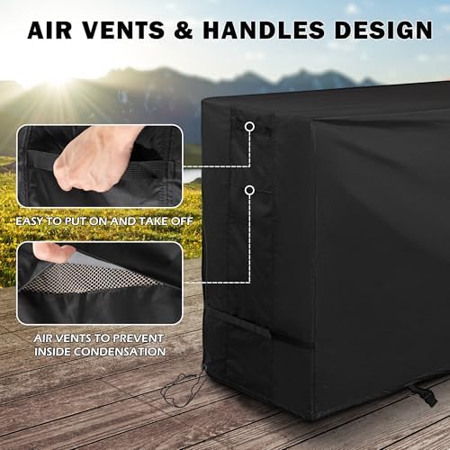Outdoor Raised Garden Bed Cover for LEETOLLA Elevate 32" Raised Garden Bed, Outdoor Planter Box Stand Cover for Mobile Elevated Wood Planter/Planting Bed-Waterproof All Weather Protection - Image 4