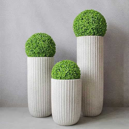 Artificial Plant Topiary Ball Dia 24in, Faux Decorative Balls, Decorative Faux Dried Moss Balls, Garden Spheres Outdoor, Outdoor Green Topiary Sphere Garden Ball, Tree and Bush Substitute - Image 3