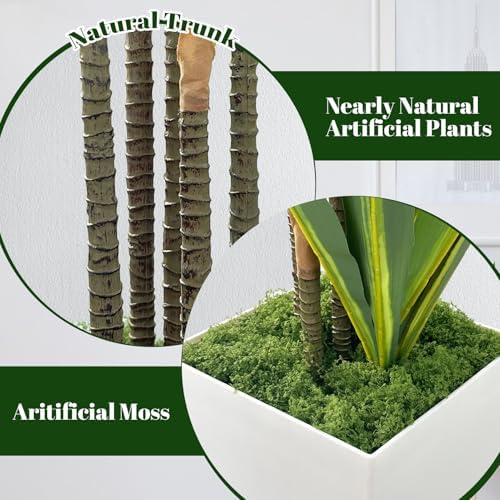 5FT Artificial Dracaena Tree Indoor Plants for Home Living Room Decor - Image 4