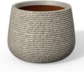 Kante Weathered Concrete Planter 17.3" Dia All-Weather Round Accent Pot by Unknown