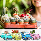 4 Pack Succulent Plants Pot, Small Indoor Plants Pots with Drainage Hole, Decor Garden Pot for Succulents Planter Cactus - Image 7