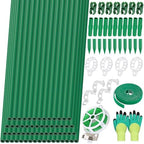 Lezmarket 60 Pack Garden Tomato Stakes(16" Each), Plant Support Stakes, DIY 4ft 5ft 6ft 7ft Sturdy Fiberglass Plant Sticks Support Garden Trellis for Growing Climbing Tomato Vegetables Flowers by Lezmarket