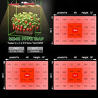 AGLEX 240W LED Grow Lights UV IR Grow Lights for Indoor Plants with 780PCS Diodes Daisy Chain Foldable & Dimmable Full Spectrum Commercial Hydroponic Growing Lamp 3x3/4x4 Grow Tent - Image 4