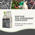 Char Bliss (1 Cubic Ft) - Organic Biochar for Plants - OMRI-Listed Biochar Soil Amendment Organic - Horticultural Charcoal for Plants, Gardening, & Potting Soil - 100% Natural and Renewable Bio Char - Image 2
