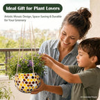 Hanging Ceramic Planter Cute Bee Plant Pots - Image 5