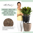 LECHUZA 16020 Classico LS 21 Self-Watering Planter, White High Gloss - Image 7