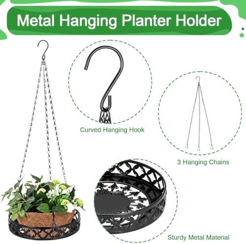 OwnMy 3PCS Plant Hangers Indoor Outdoor, Hanging Planters for Indoor Plants - Image 4