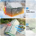 Quictent Large Raised Garden Bed with Cover 6x3x2 ft - Image 3