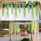 Cindeer 15 Pcs Spanish Moss Hanging Strands,33 Inch, 43 Inch,Green - Image 4