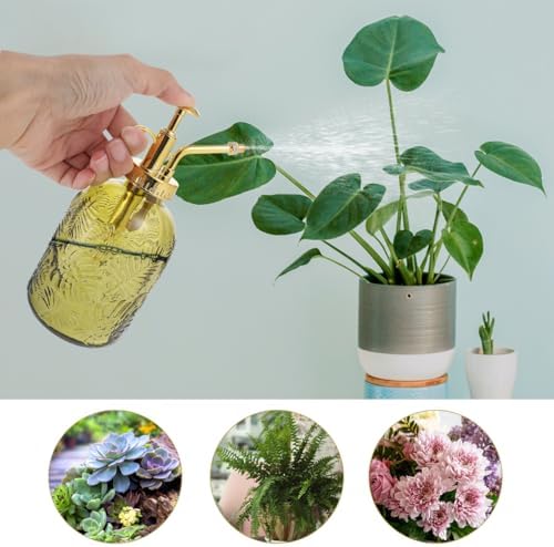 YARNOW 12 Oz Spray Bottle for Plants Garden Sprayer Pump Sprayer Small Watering can with Wide Nozzle Anti-Skid Base for Indoor and Outdoor Plant Care - Image 7